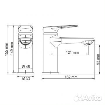 Смеситель Wasserkraft Aisch 5500 золото (5503)