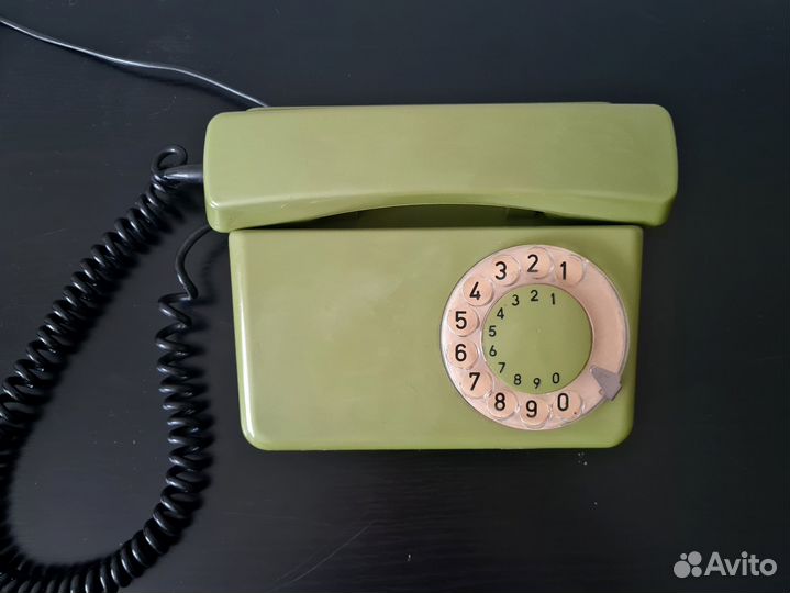 Стационарный телефон дисковый рабочий СССР