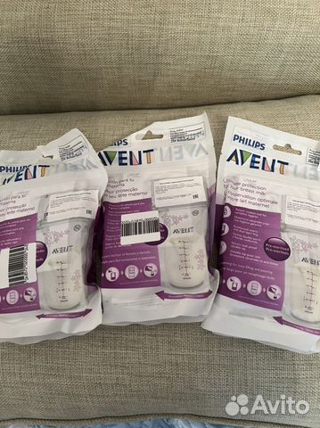 Пакеты для хранения грудного молока Philips Avent