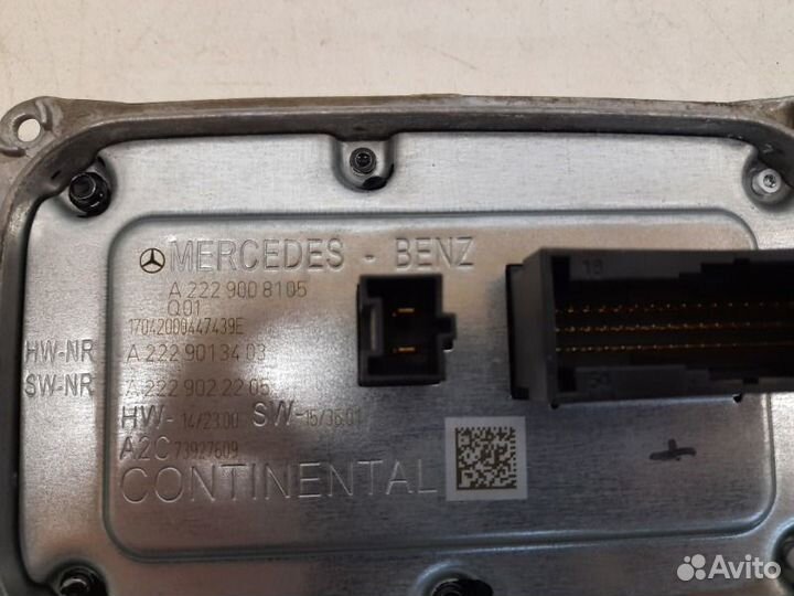 Блок фары Mercedes-Benz S-Class W222 2013-2017