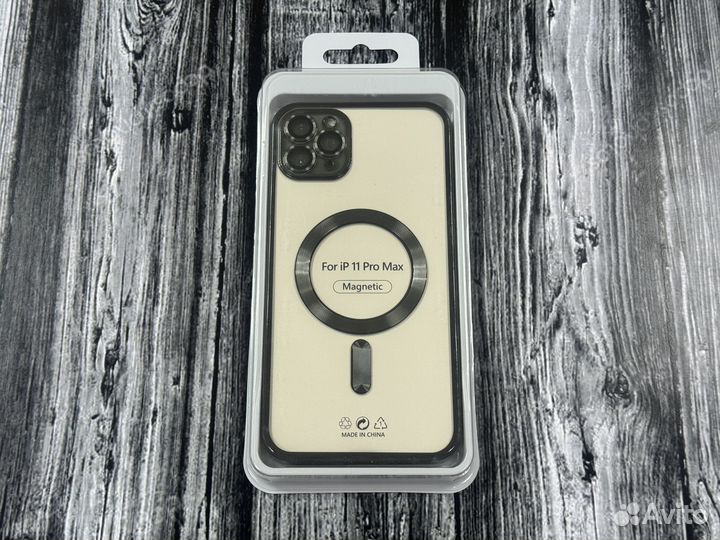 Чехол для iPhone 11 Pro Max с MagSafe черный