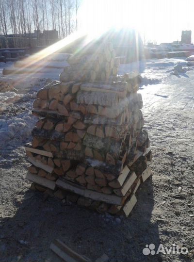 Дрова березовые колотые
