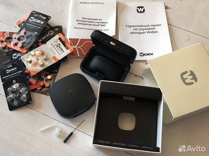 Аксессуары от слухового аппарата widex