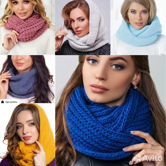 Снуд (шарф хомут) ручная работа