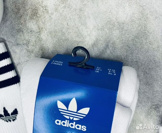 Носки Adidas оригинал белые