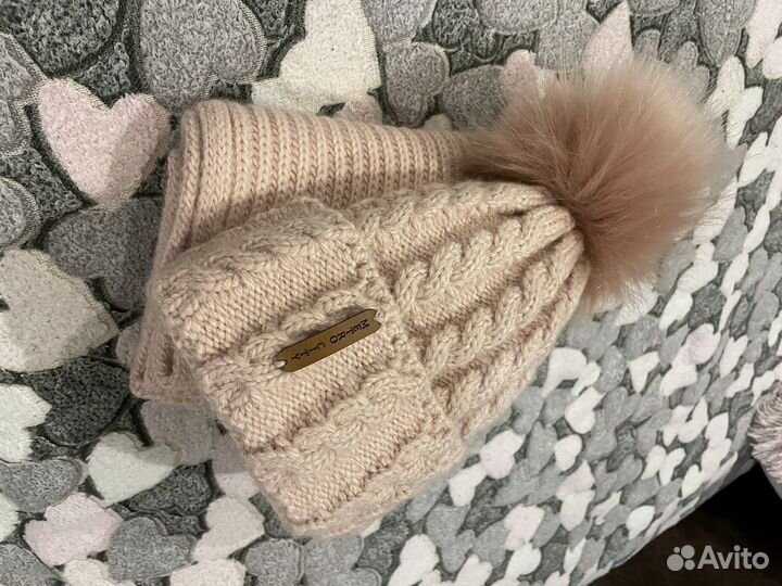 Шапка и снуд для девочки