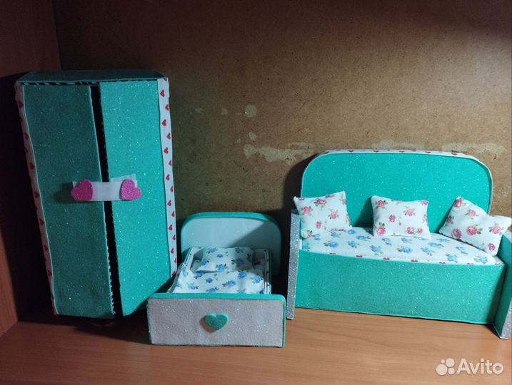 Мебель для кукол барби