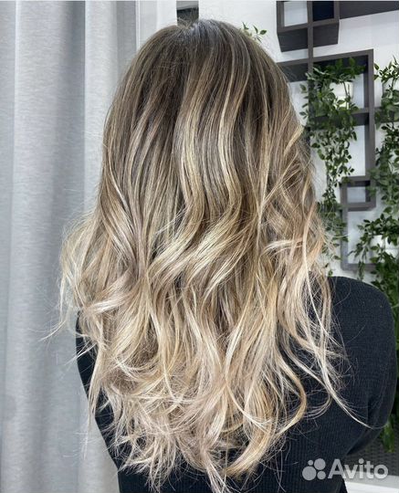 Сложнле окрашивание airtouch аэртач