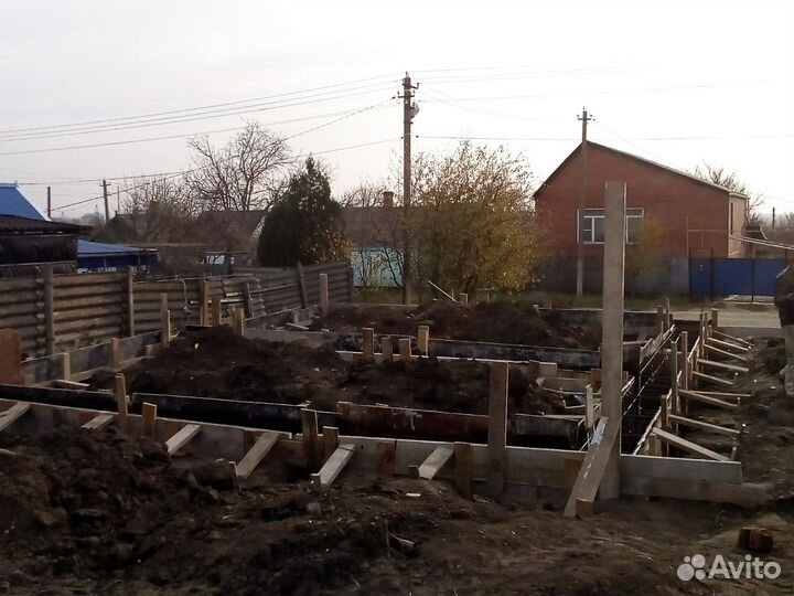 Фундамент, плита под ключ