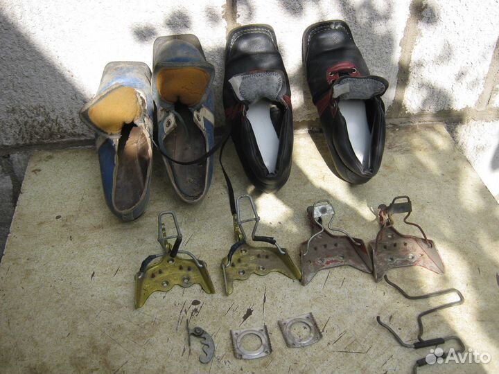 Лыжи беговые, палки, ботинки, крепления и прочее