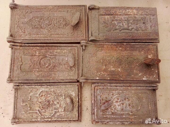 Дверца печная старинная