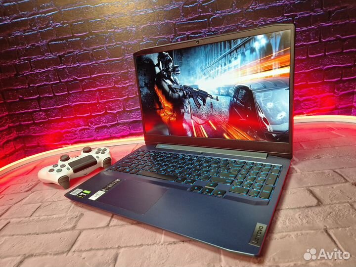 Ноутбук Lenovo i5 16гб GTX 1650Ti IPS FHD