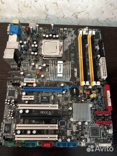 Материнская плата asus p5b-v lga 775