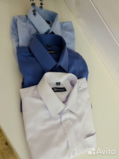 Рубашки школьные для мальчика 140-146