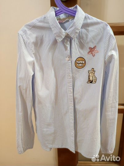 Блузки школьные пакетом 134-146