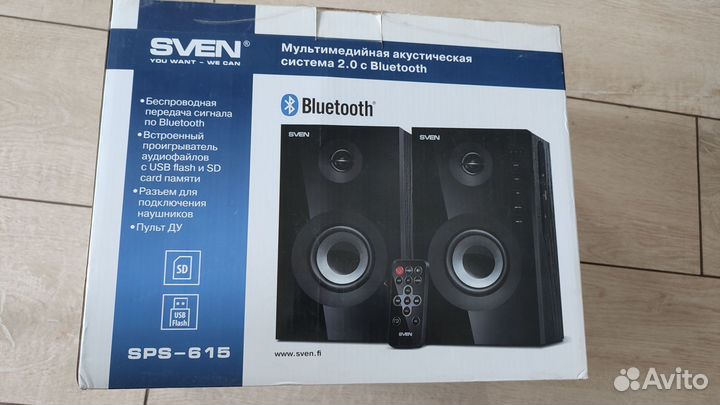 Колонки новые sven SPS-615