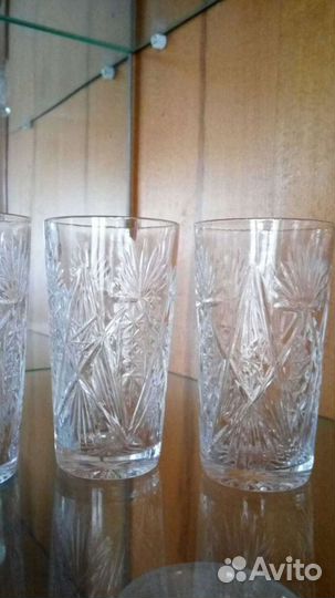 Хрусталь СССР. Стаканы,рюмки