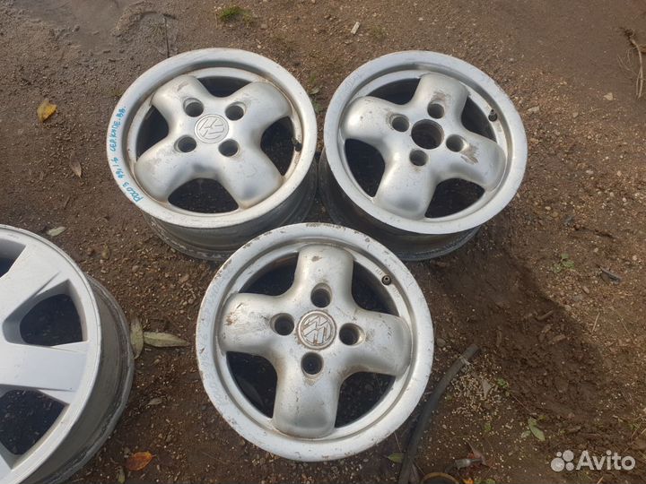 Литой диск vw polo 3 r13 5.5j 4x100 et43 6n0071492