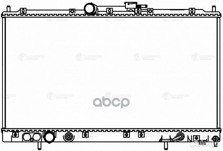 Радиатор Mitsubishi Galant Vi 2.0-2.5 96-04 LRC