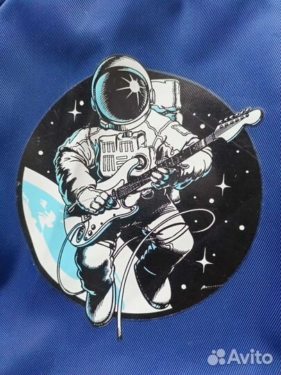 Рюкзак портфель школьный синий Космос