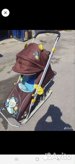 Коляска санки