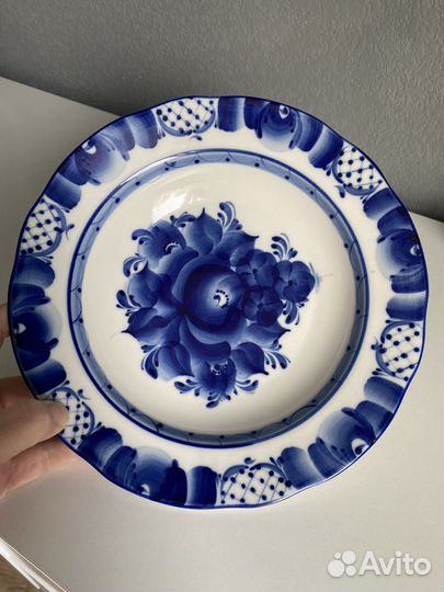 Посуда ручная роспись гжель