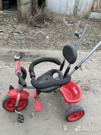 Велосипед бу 3 х колесный с ручкой