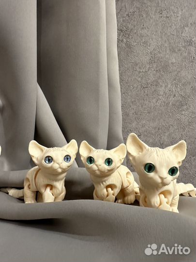 Котята 3D пластик