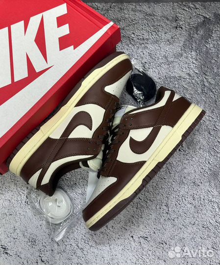 Кроссовки унисекс Nike Dunk Low Cacao фирменные