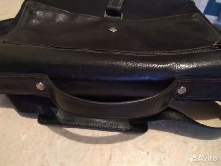 Мужской кожаный портфель Италия