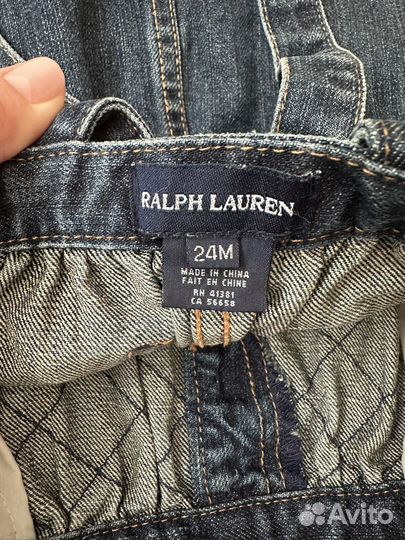 Джинсовый сарафан Ralph Lauren для девочки