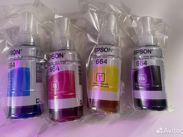 Оригинальные чернила Epson 664