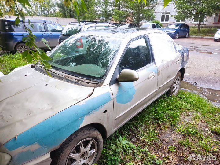 Kia Spectra 1.6 МТ, 2007, битый, 250 000 км