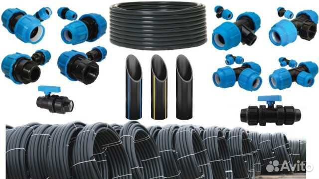 Капельный полив и комплектующие, поливные шланги