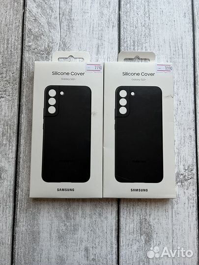 Оригинальный чехол silicone cover на Galaxy 22+