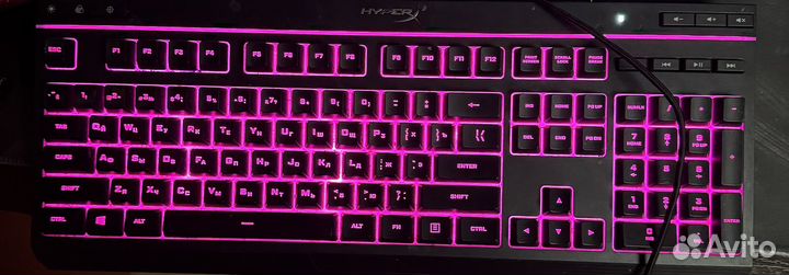 Мембранная клавиатура hyperx alloy core rgb