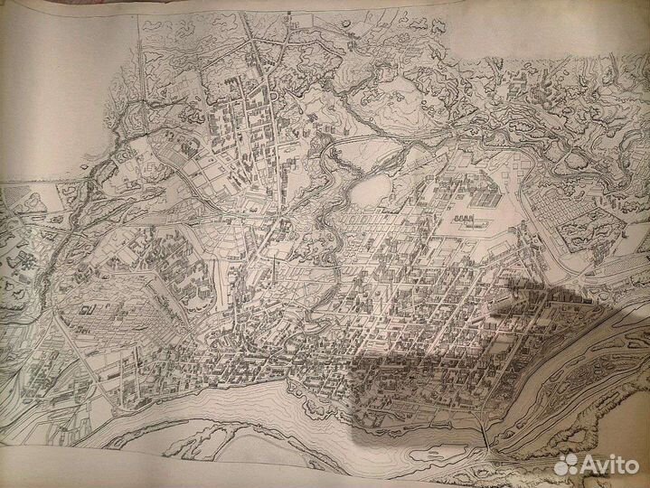 Панорама Томска 83 на 117 см