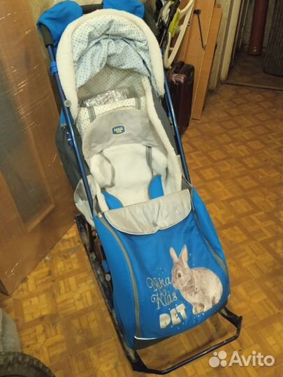 Санки коляска ника