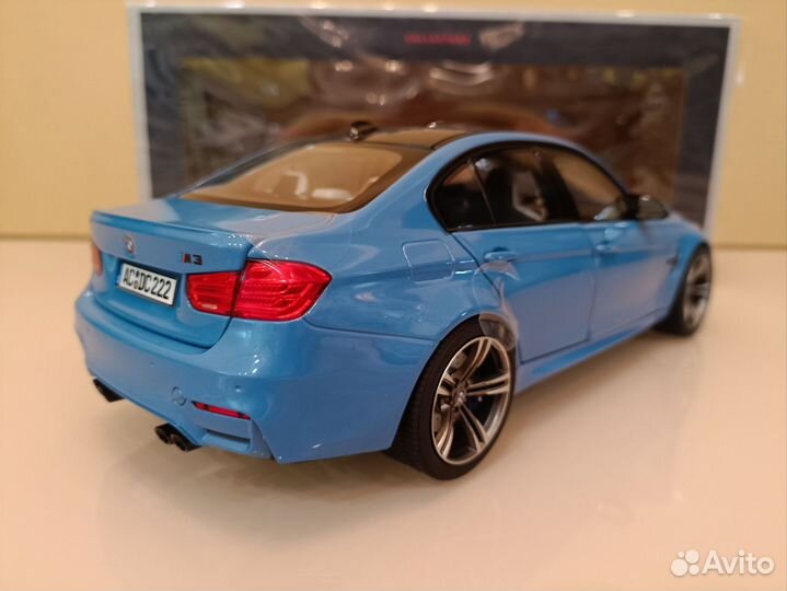 BMW M3 V (F80) 14-18г. Голубой 1:18