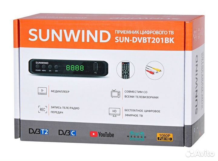 Приставка SunWind dvbt- 201BK