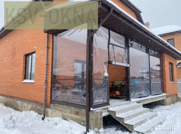 Мягкие окна для беседки