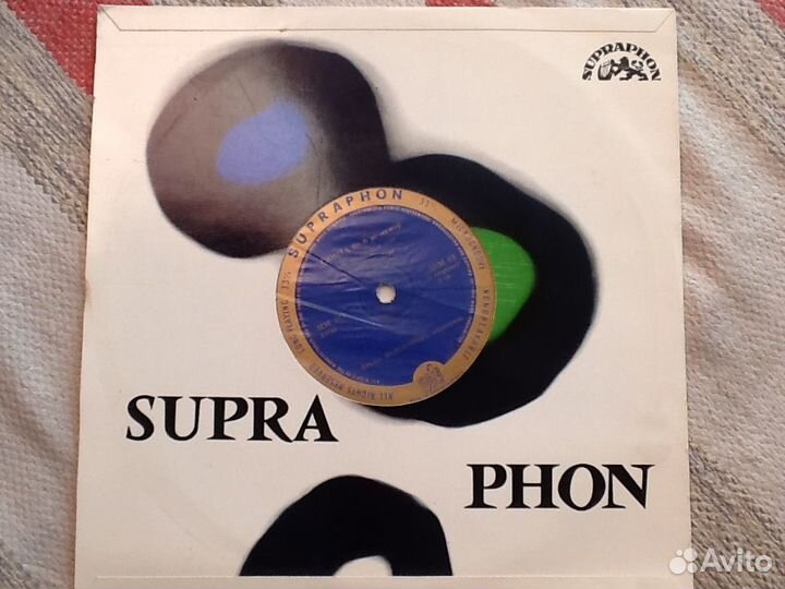 Антонио Бальдовини Бах Supraphon 1950 LP