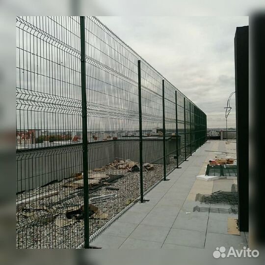 Сетка для забора 3d