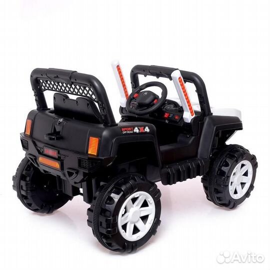 Электромобиль 'Квадроцикл', 2 мотора, цвет белый