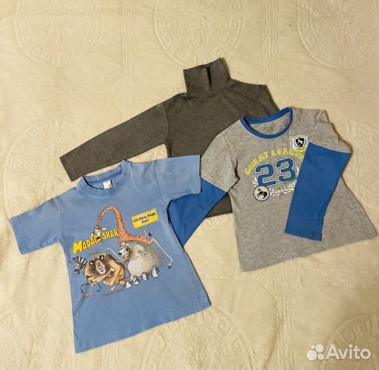 Вещи пакетом на мальчика 104 110
