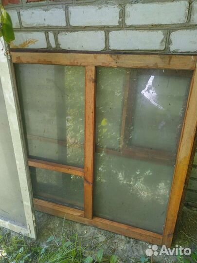 Дверь и рамы со стеклом