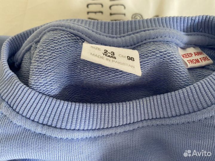 Толстовка (свитшот) zara, 98 см