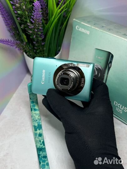 Компактный фотоаппарат Canon Ixus 105 винтаж