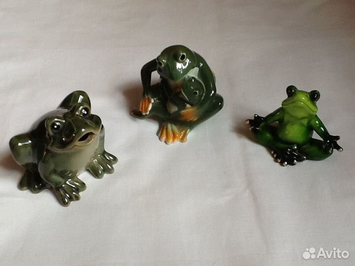 Лягушки-коллекция-керамика-стекло-и пр