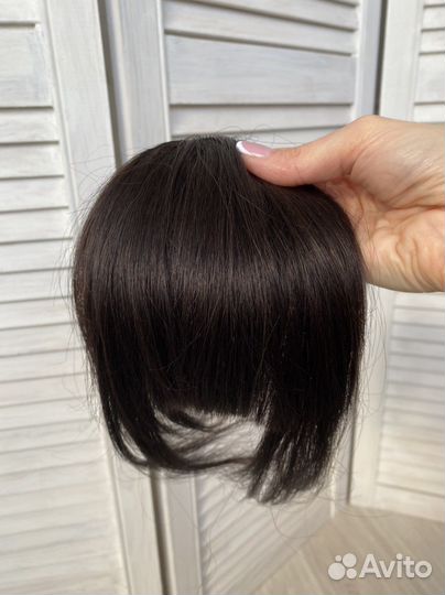 Чёлка из натуральных волос